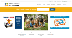 Desktop Screenshot of marinlibrary.org